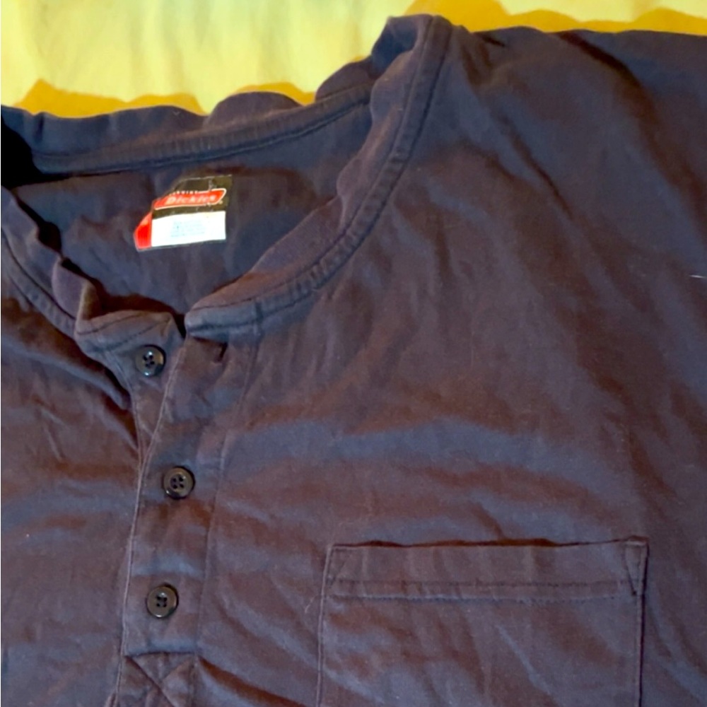 Dark Blue Dickies Work Shirt / Polo Size (XXXL)arge
